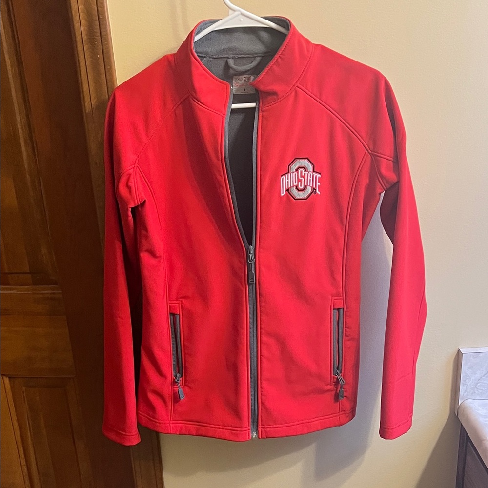 Ohio State Red Zip-Up Jacket